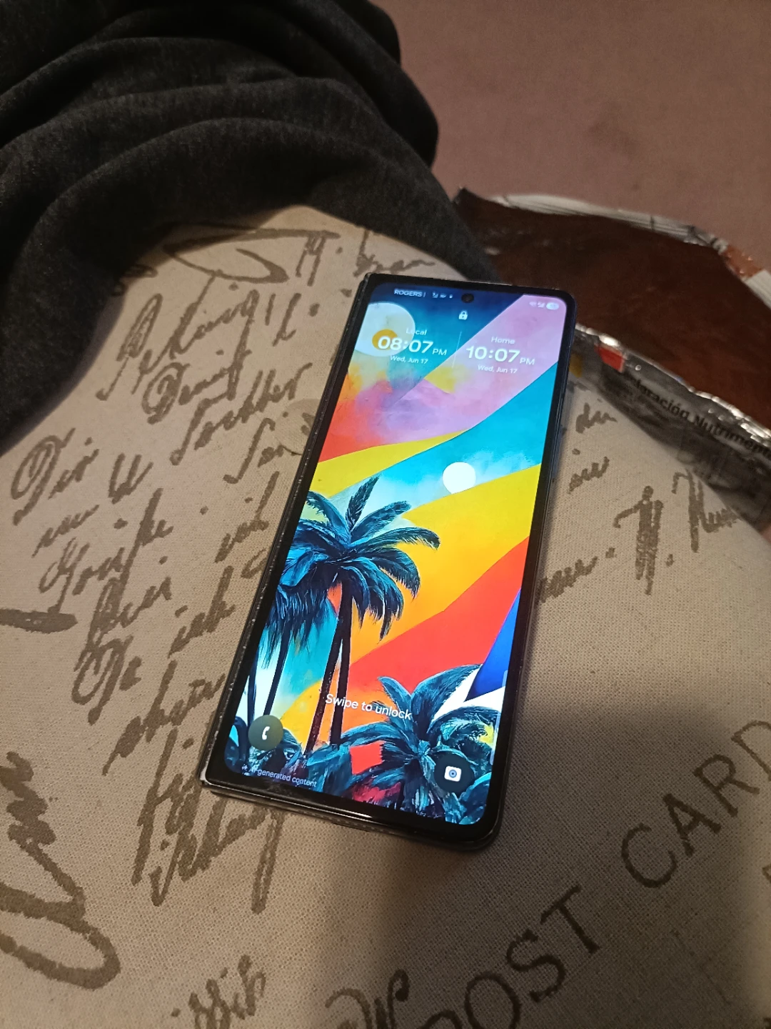 Black Samsung Galaxy Z Fold 4 256 GB
