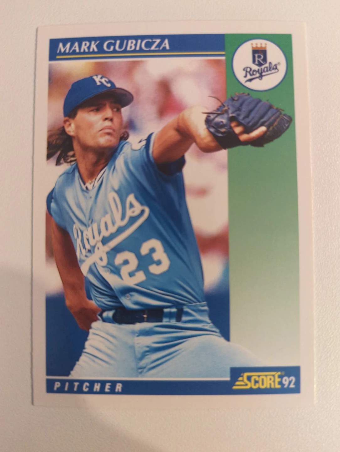 ⚽ 1992 Score Baseball Card - Mark Gubicza