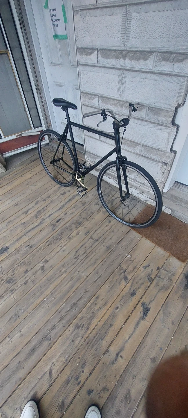 Black Fixed Gear Bicycle - photo 2