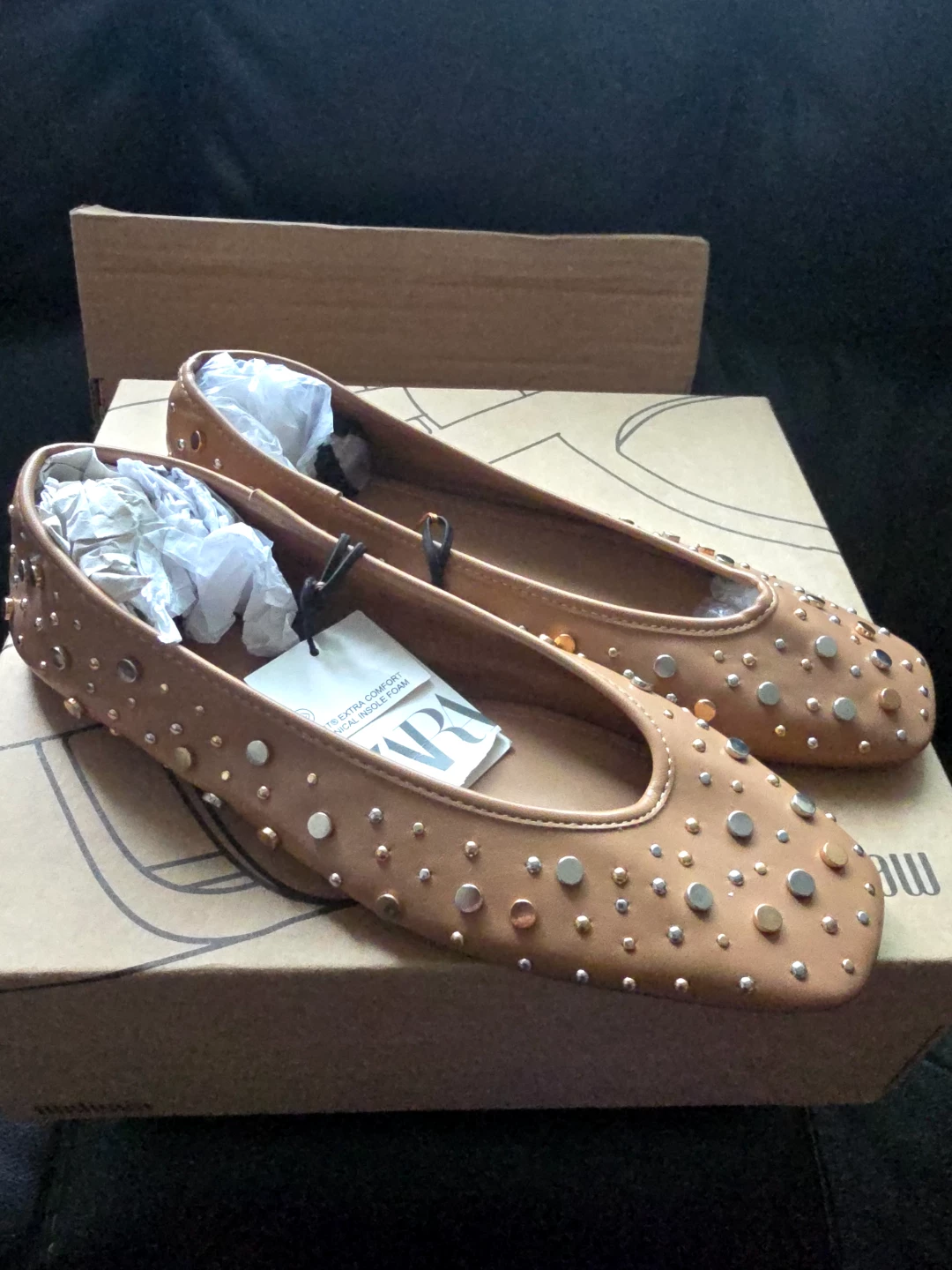 Brand new Zara women ballerina flats for sale - photo 5