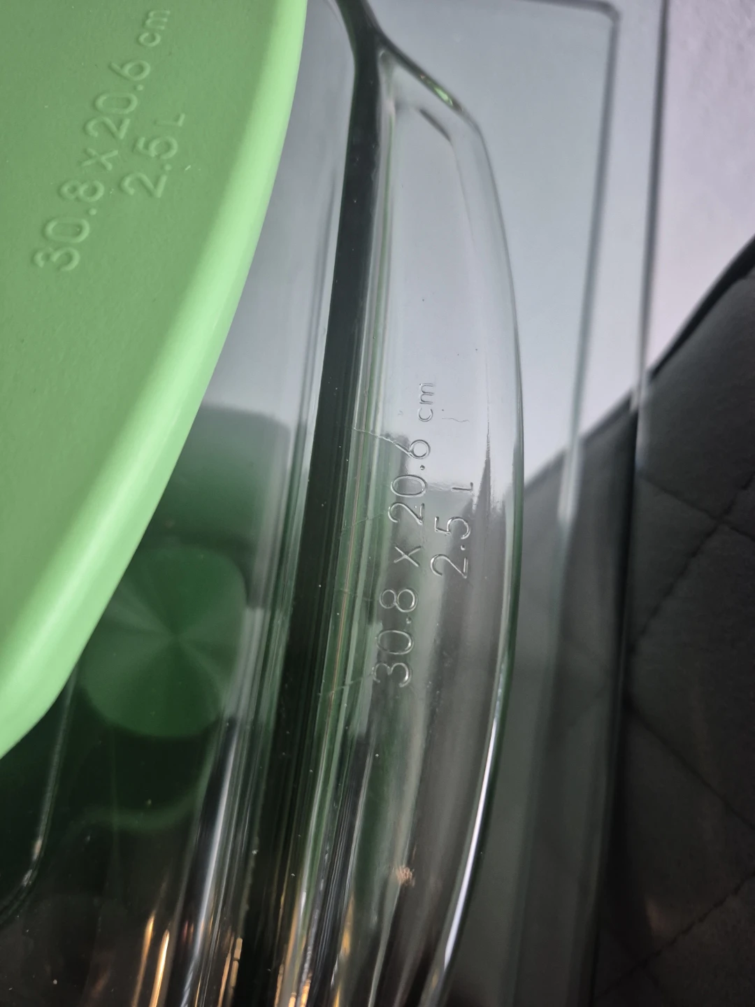 Libbey Glass Baking Dish with Green Lid - photo 4