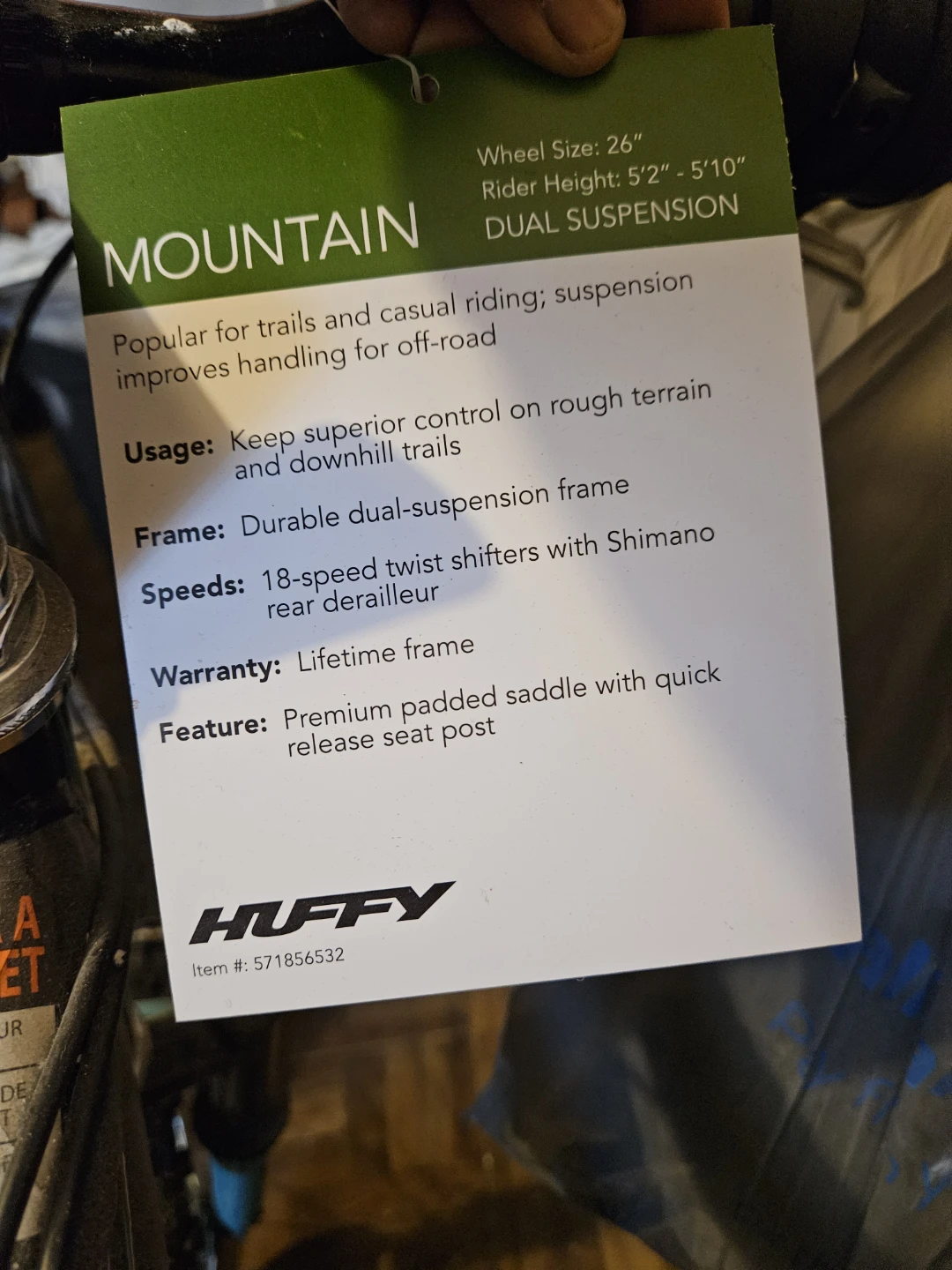 Huffy Mountain Dual Suspension 26" Bike - photo 5