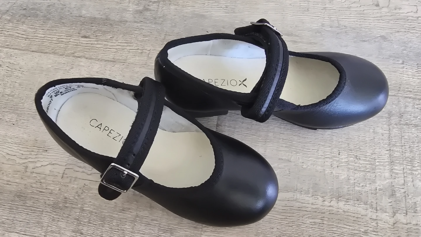 Capezio Black Leather Tap Shoes - photo 2