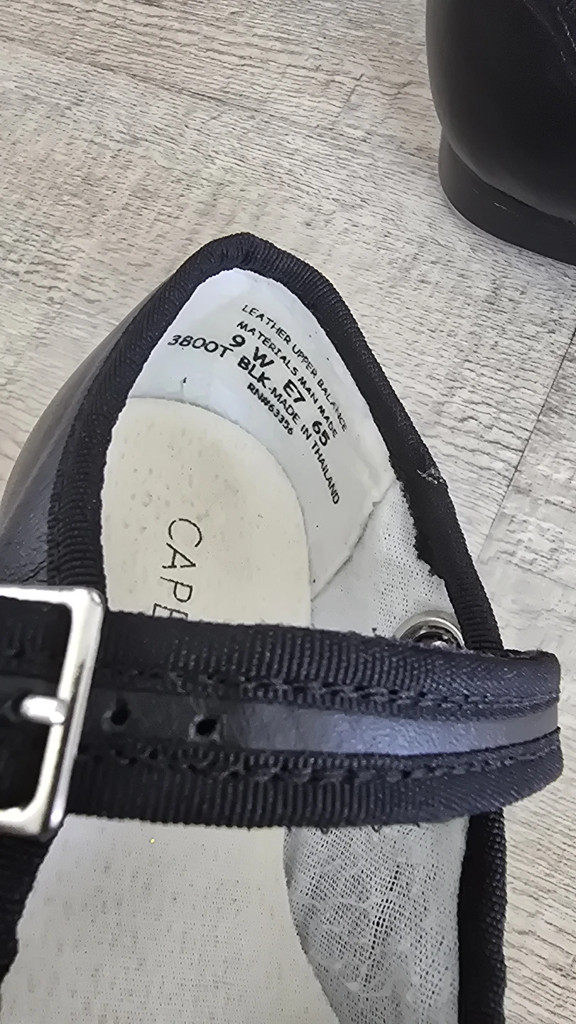 Capezio Black Leather Tap Shoes - photo 3