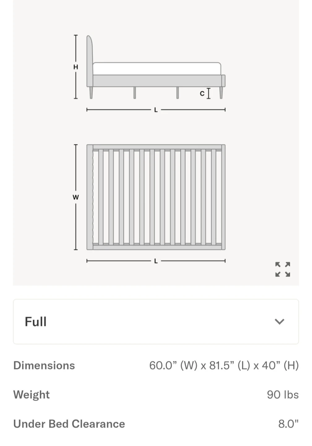 Claremont upholstered Platform Bed Frame - photo 4