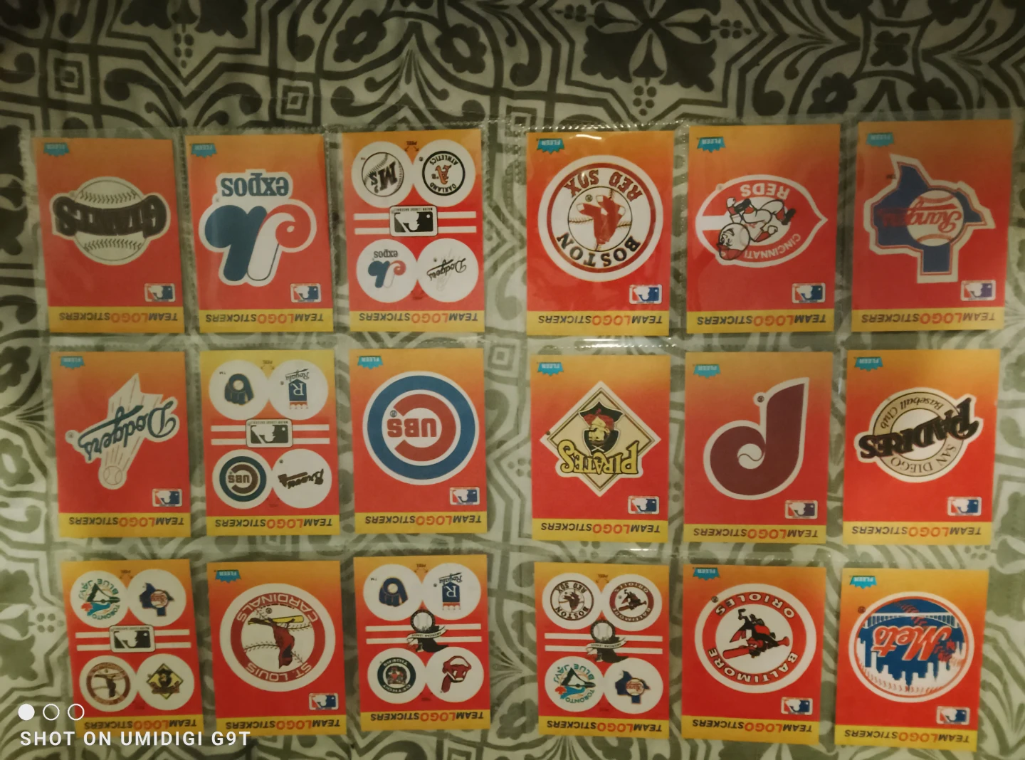 MLB Team Logo Stickers - Multiple Teams