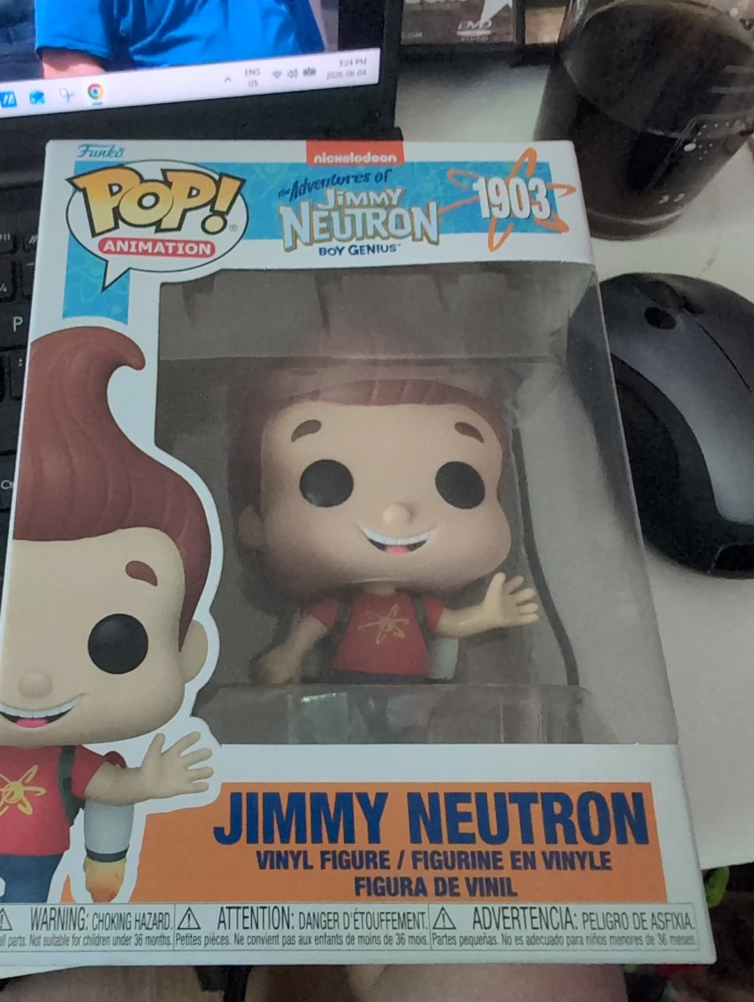 Funko Pop! Animation Jimmy Neutron Vinyl Figure #1903