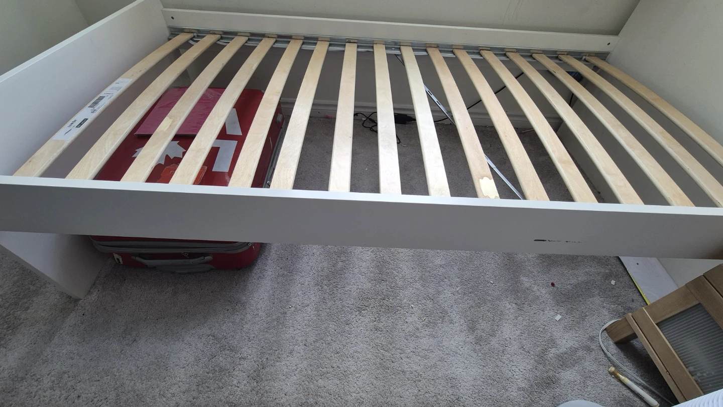 Twim Bed Frame with IKEA luroy slats - photo 4