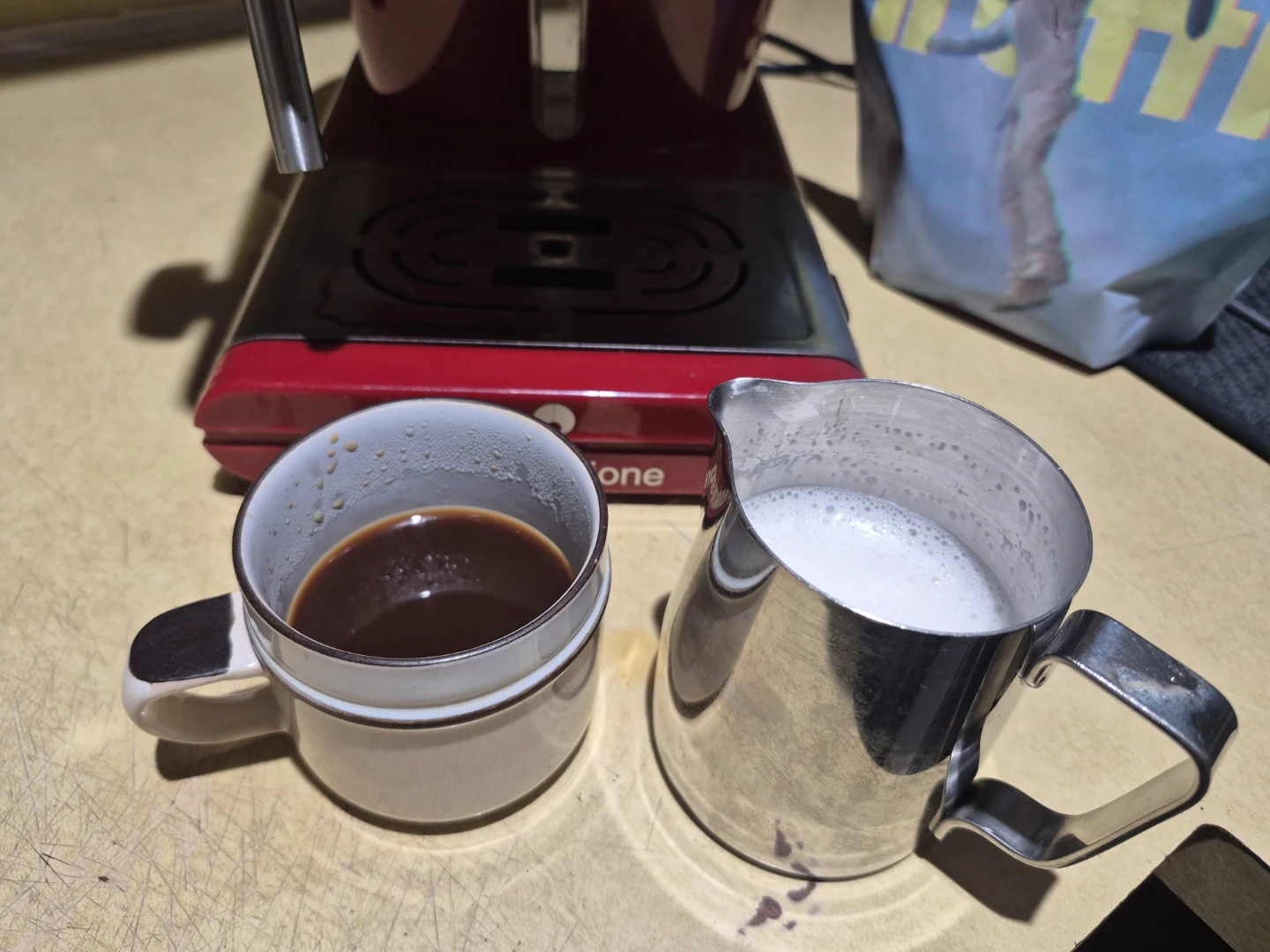 Espressione Cafe Retro Espresso Machine - Red - photo 5