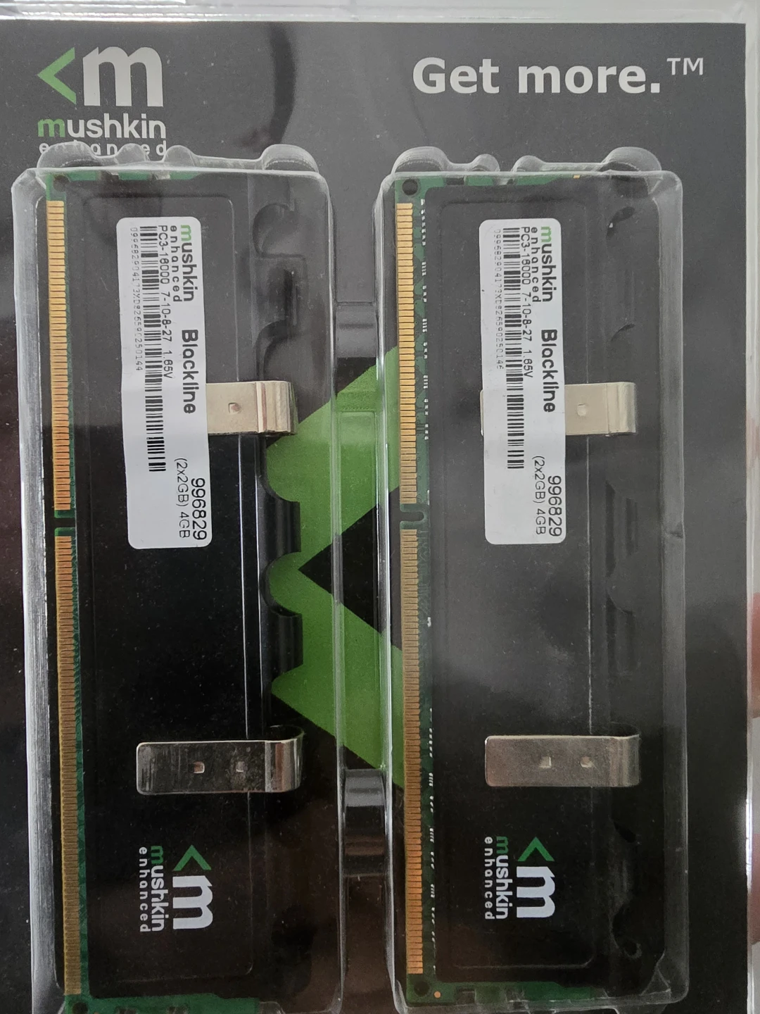 Mushkin Enhanced Blackline PC3-16000 RAM (2x4GB) - photo 2