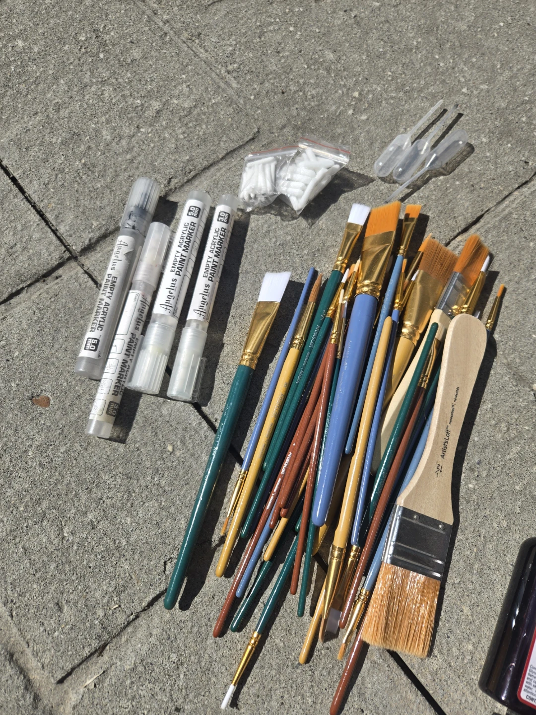 Angelus Leather Paint Set with Brushes and Finisher - photo 2