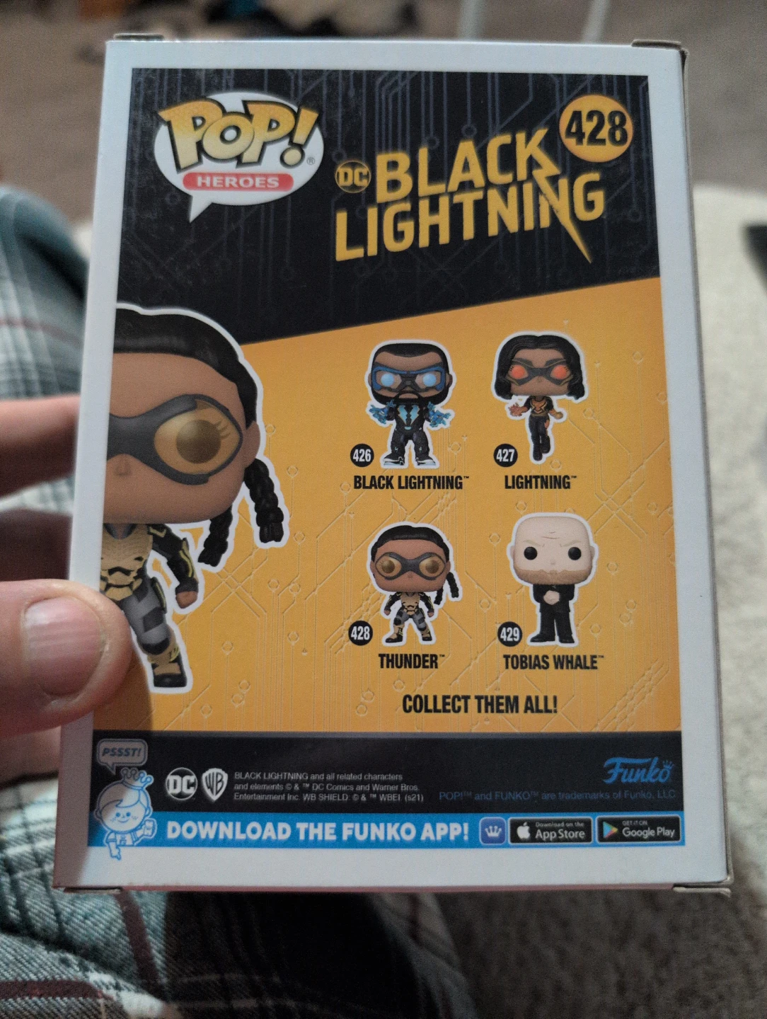Funko Pop! DC Heroes Black Lightning Thunder Figure #428 - photo 2