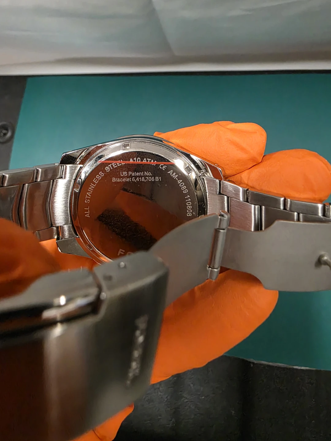 Fossil Men’s Wristwatch AM-4089 New Battery! Runs excellent! - photo 4
