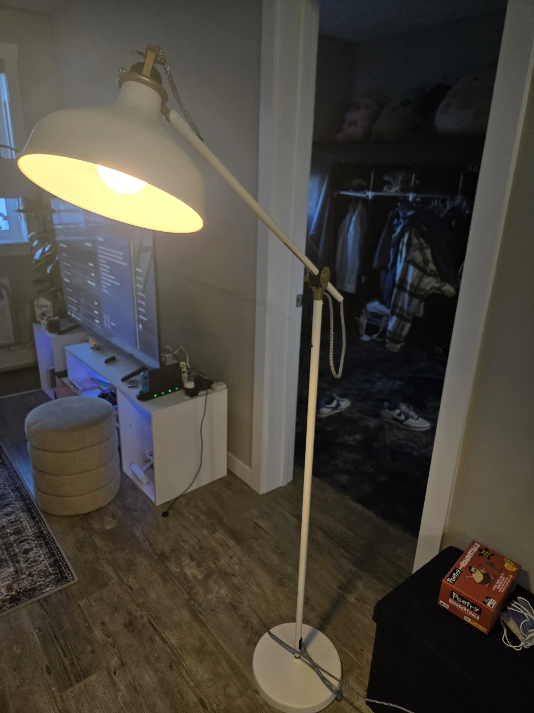 IKEA RANARP Floor/Reading Lamp - White - photo 4