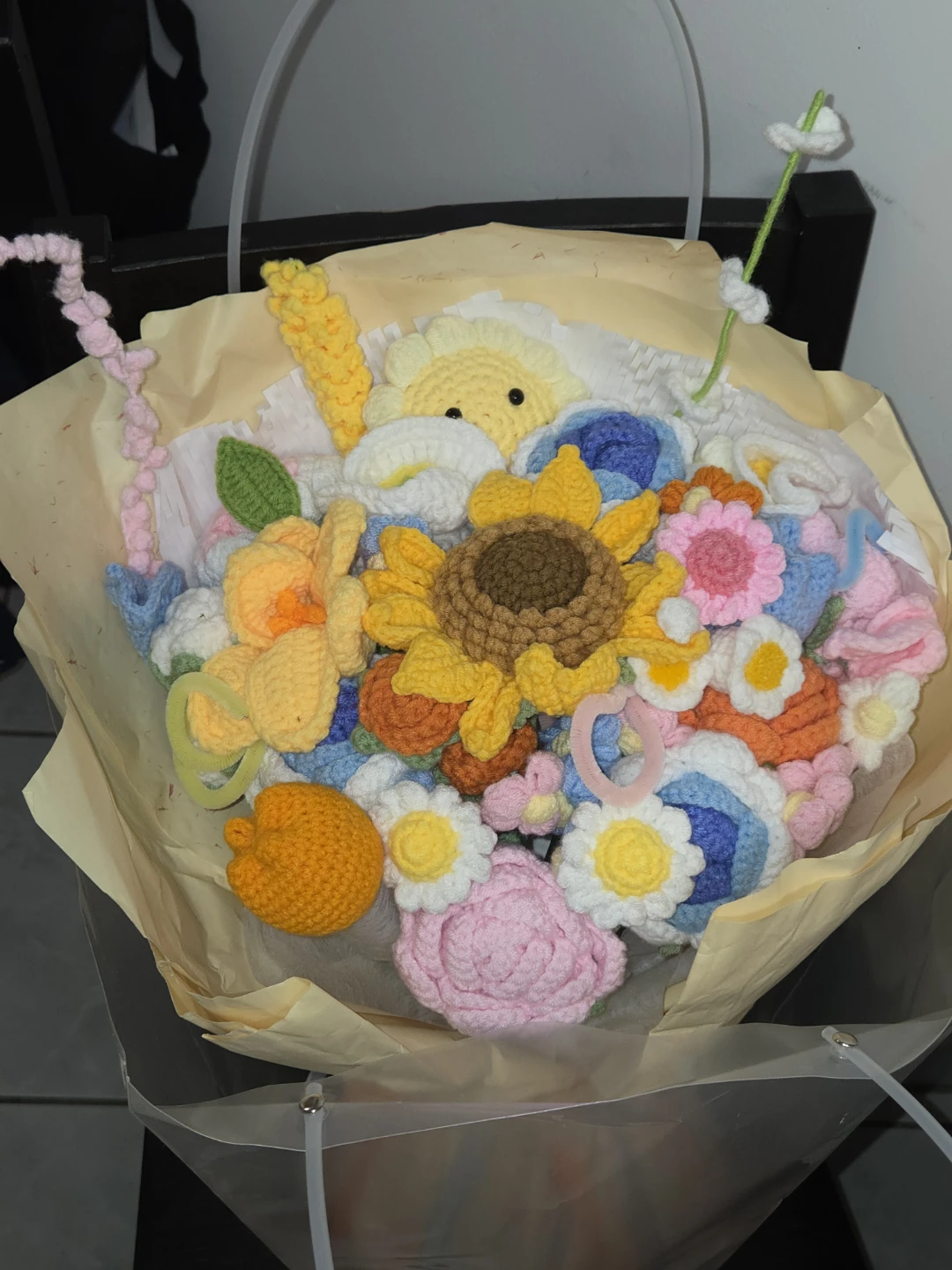 Handmade Crochet Flower Bouquet (Graduation) - photo 3