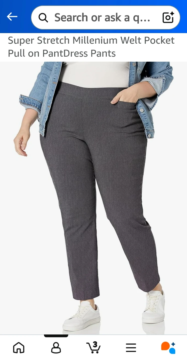 Briggs New York Super Stretch Pocket Pull-on Pants