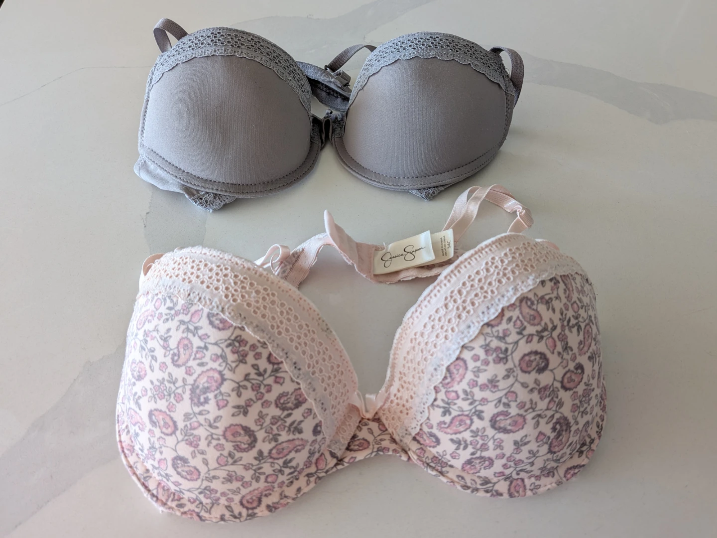 Bundle Jessica Simpson Bras - Grey and Floral Print