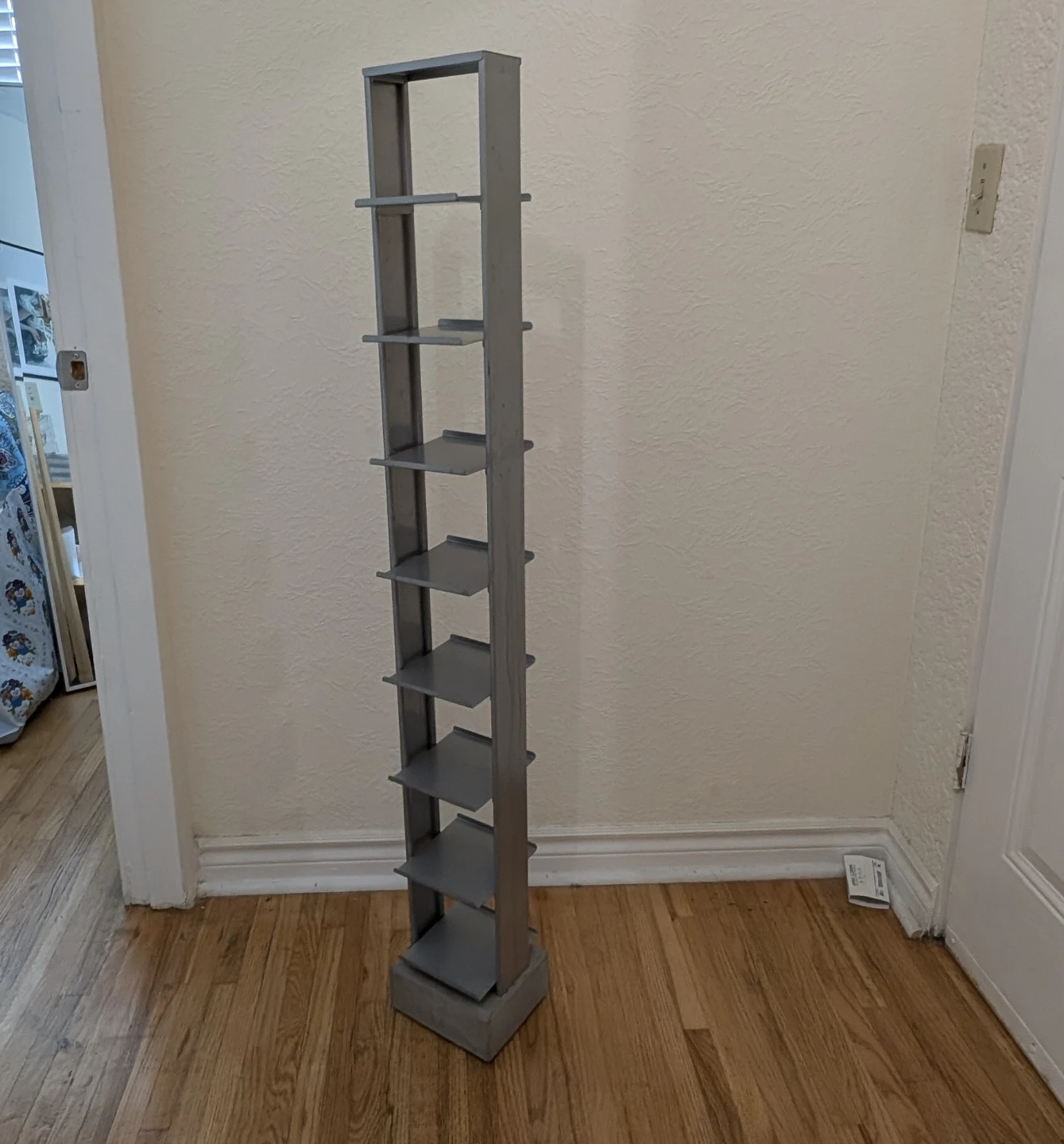 CD Shelf/Rack Metal and Concrete