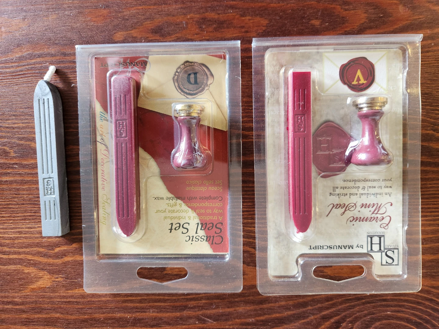 Manuscript Classic Seal Set and Mini Seal Set with Wax Stick