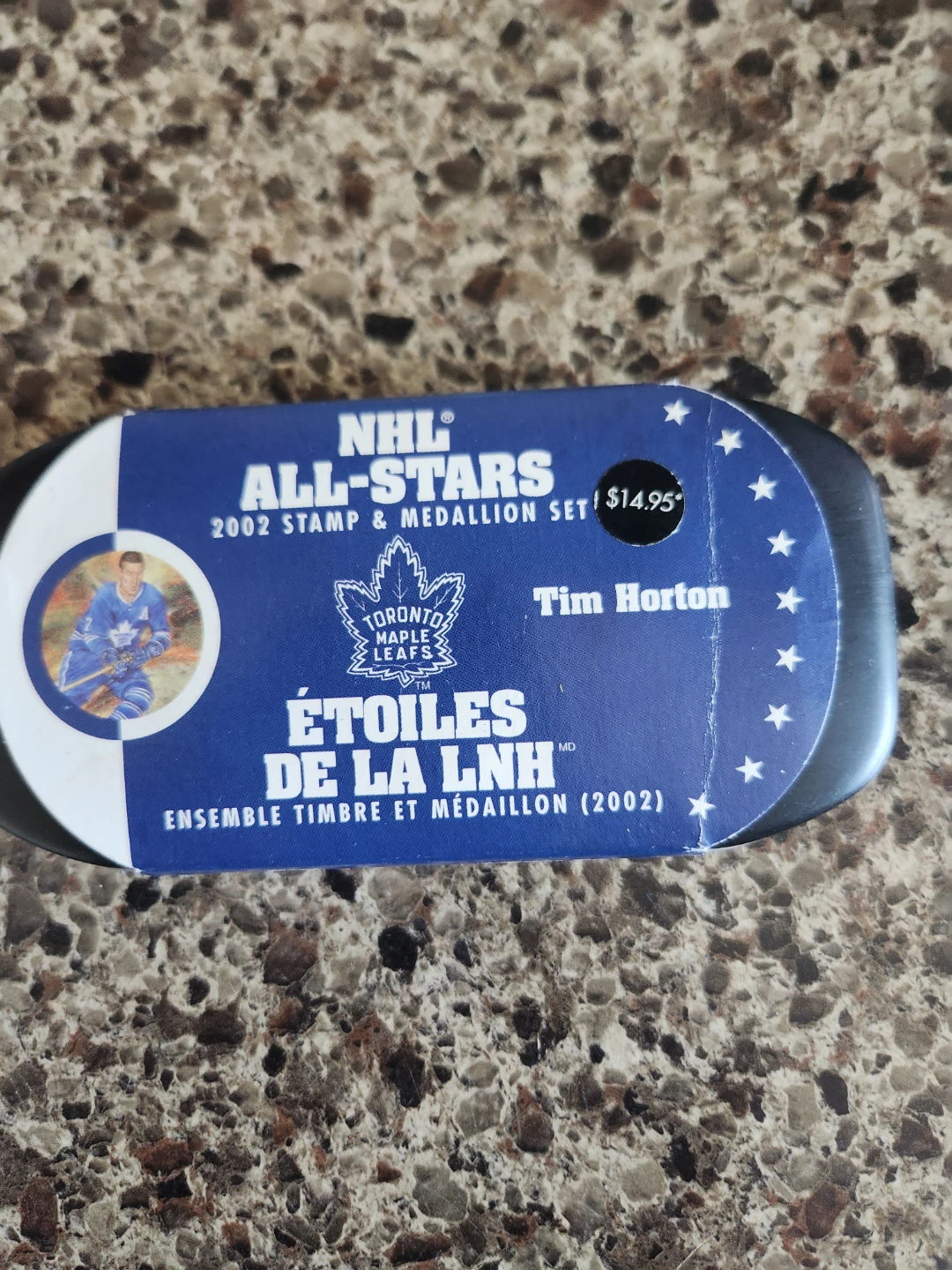 NHL All-Stars 2002 Stamp & Medallion Set Tim Horton