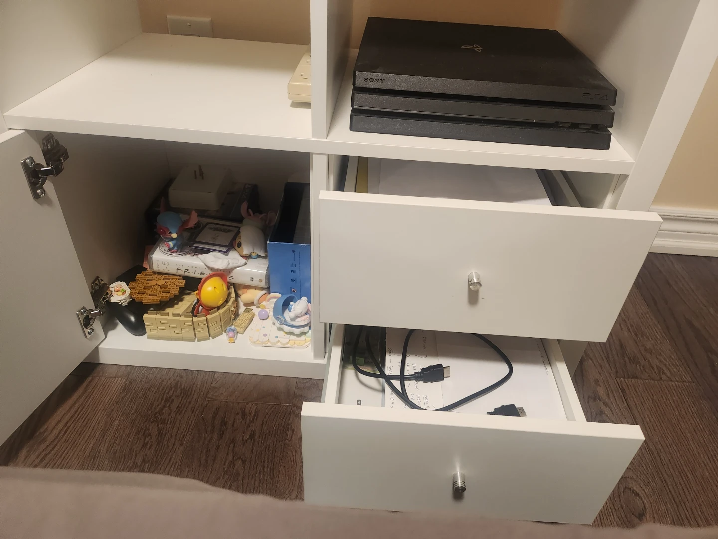 IKEA KALLAX White Media Console / Storage Unit - photo 2