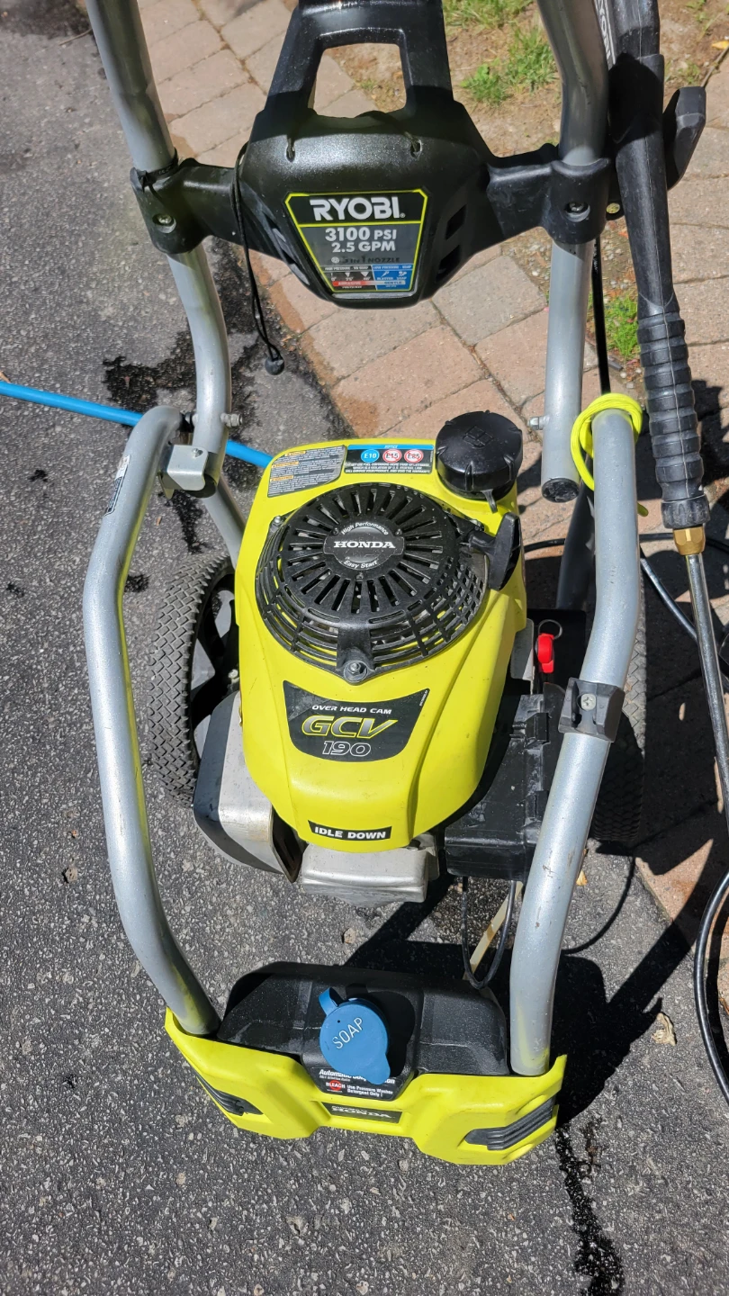 HONDA GCV190 RYOBI 3100PSI, 2.5GPM works like new - photo 2