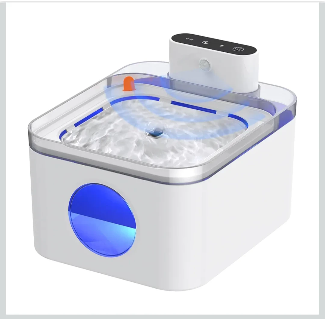 Smart Pet Water Fountain with Motion Sensor