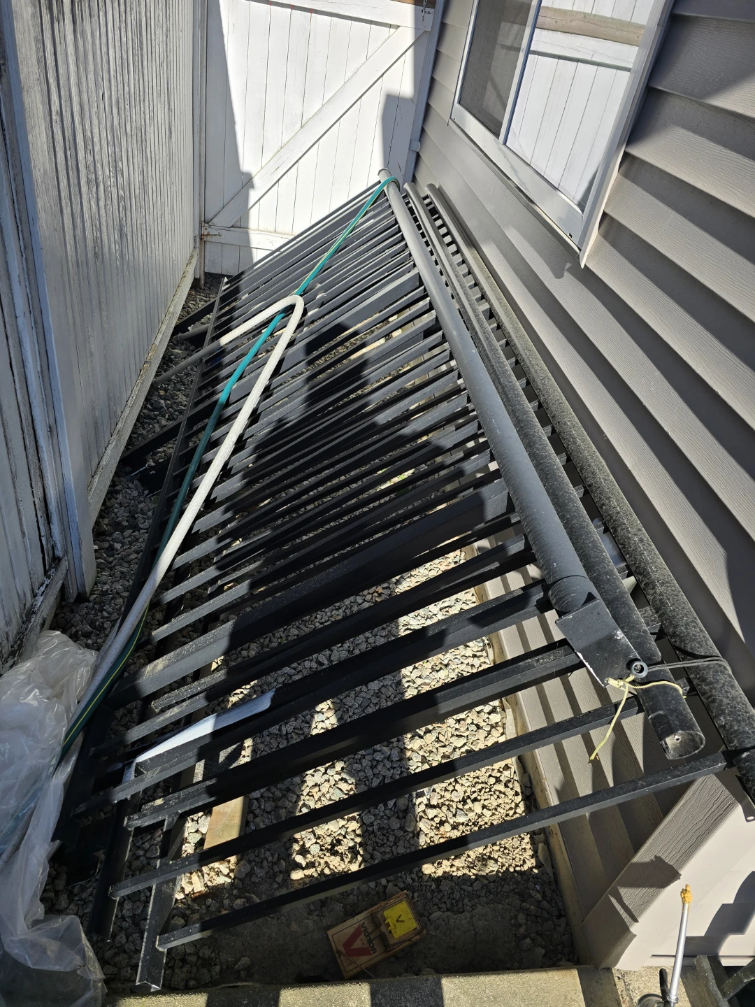 Black Metal Outdoor Railing