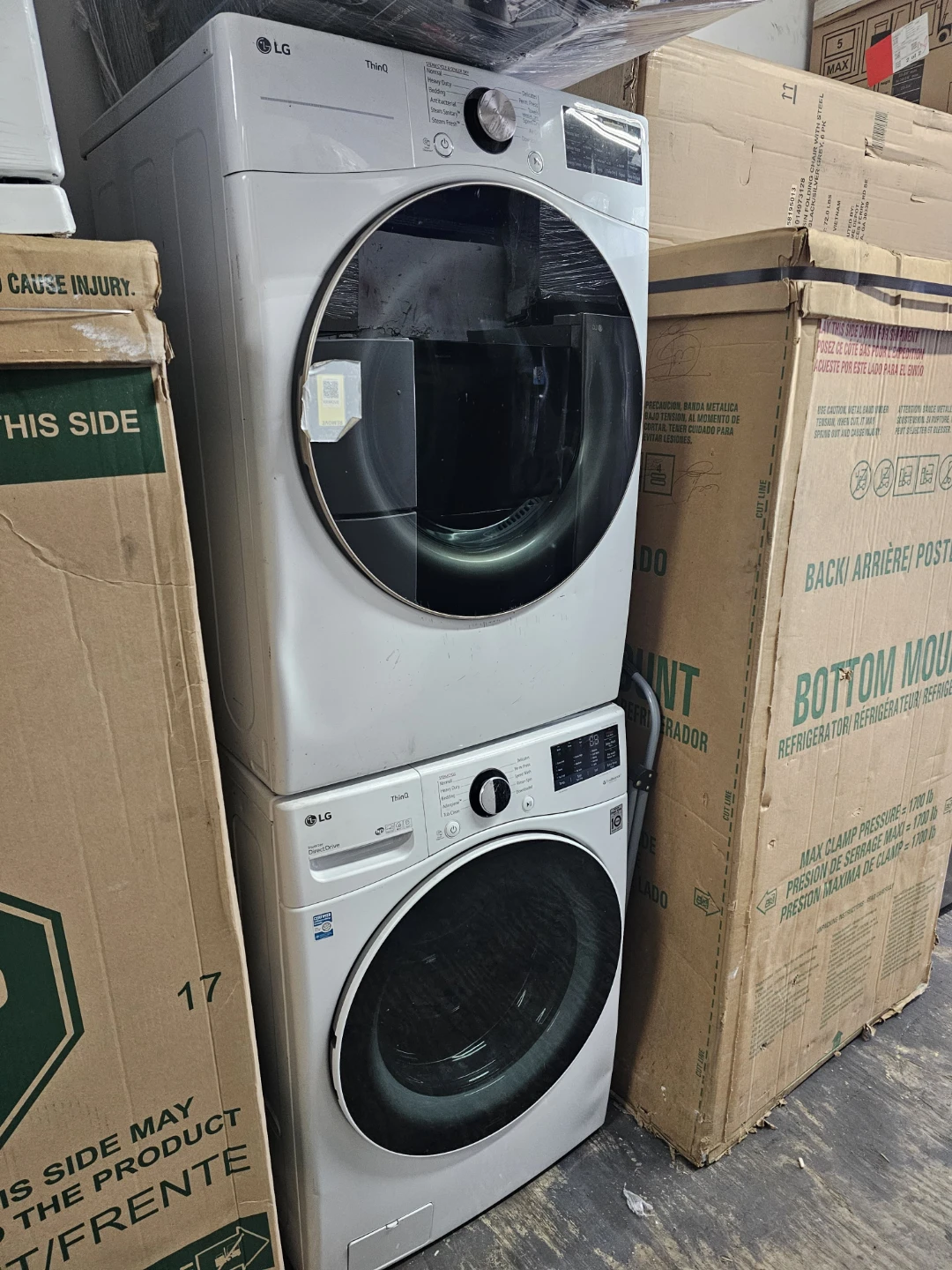 Lg washer and dryer set