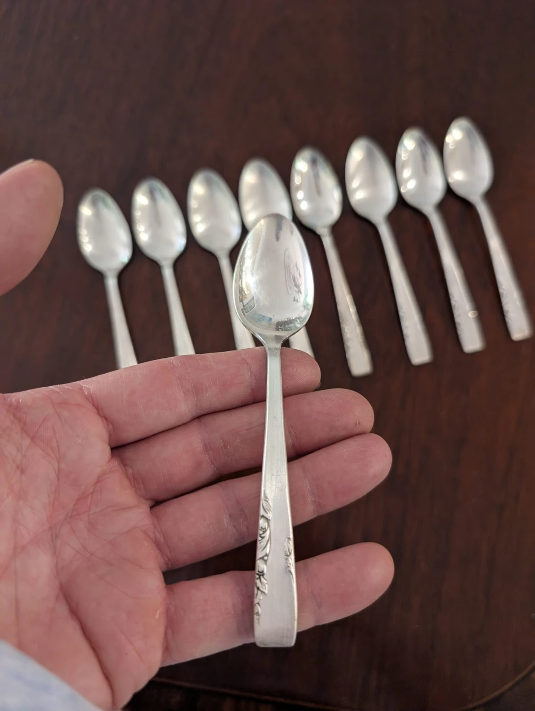 Oneida Silver Spoons - Set of 9
