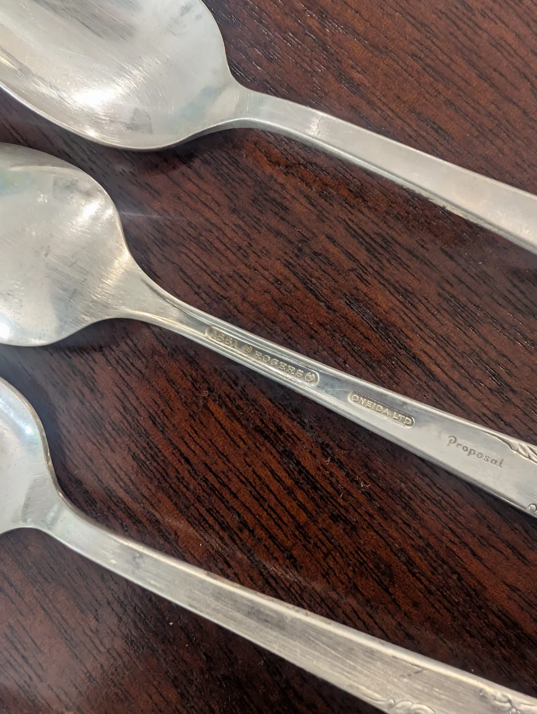 Oneida Silver Spoons - Set of 9 - photo 3