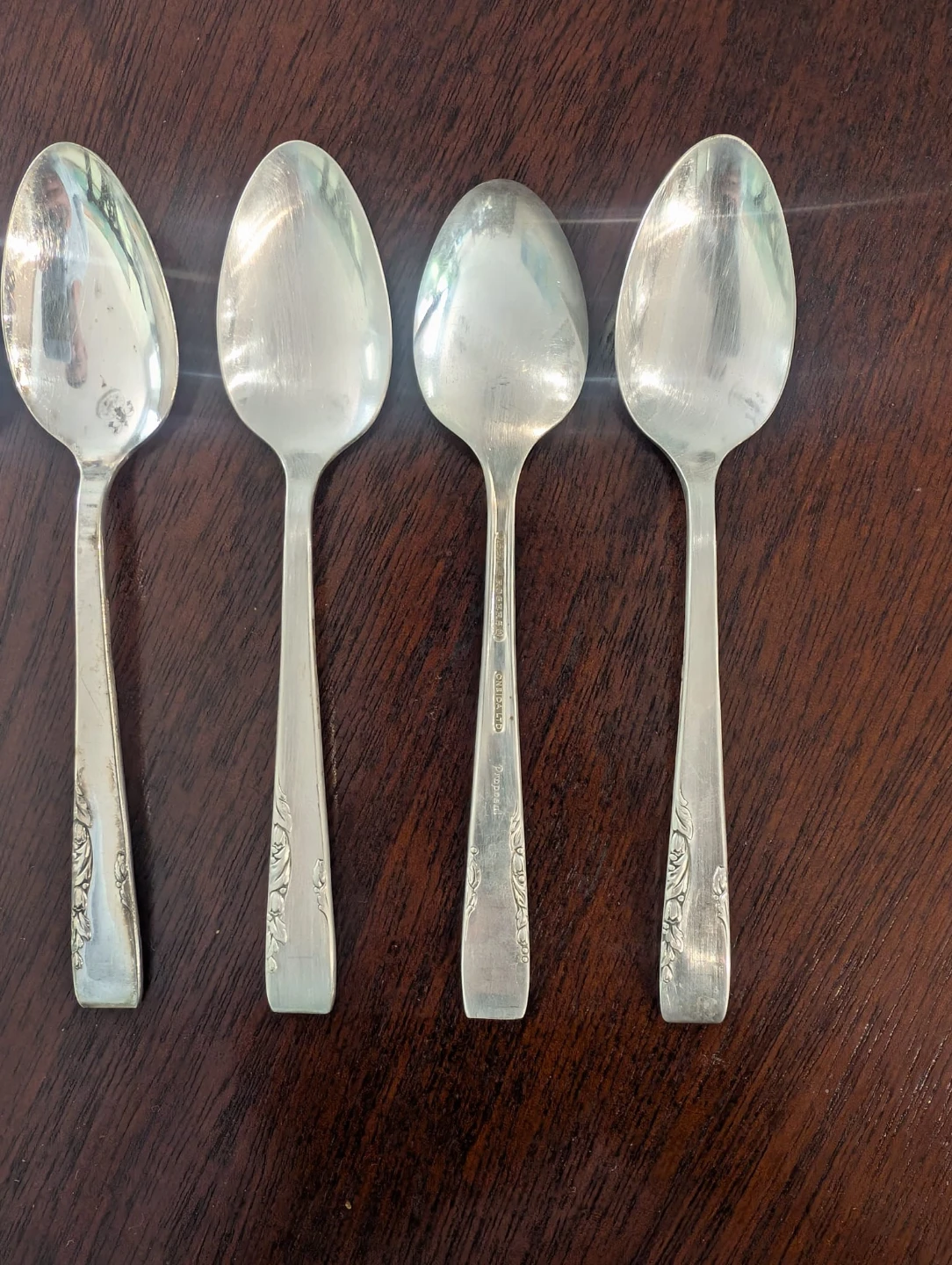 Oneida Silver Spoons - Set of 9 - photo 4
