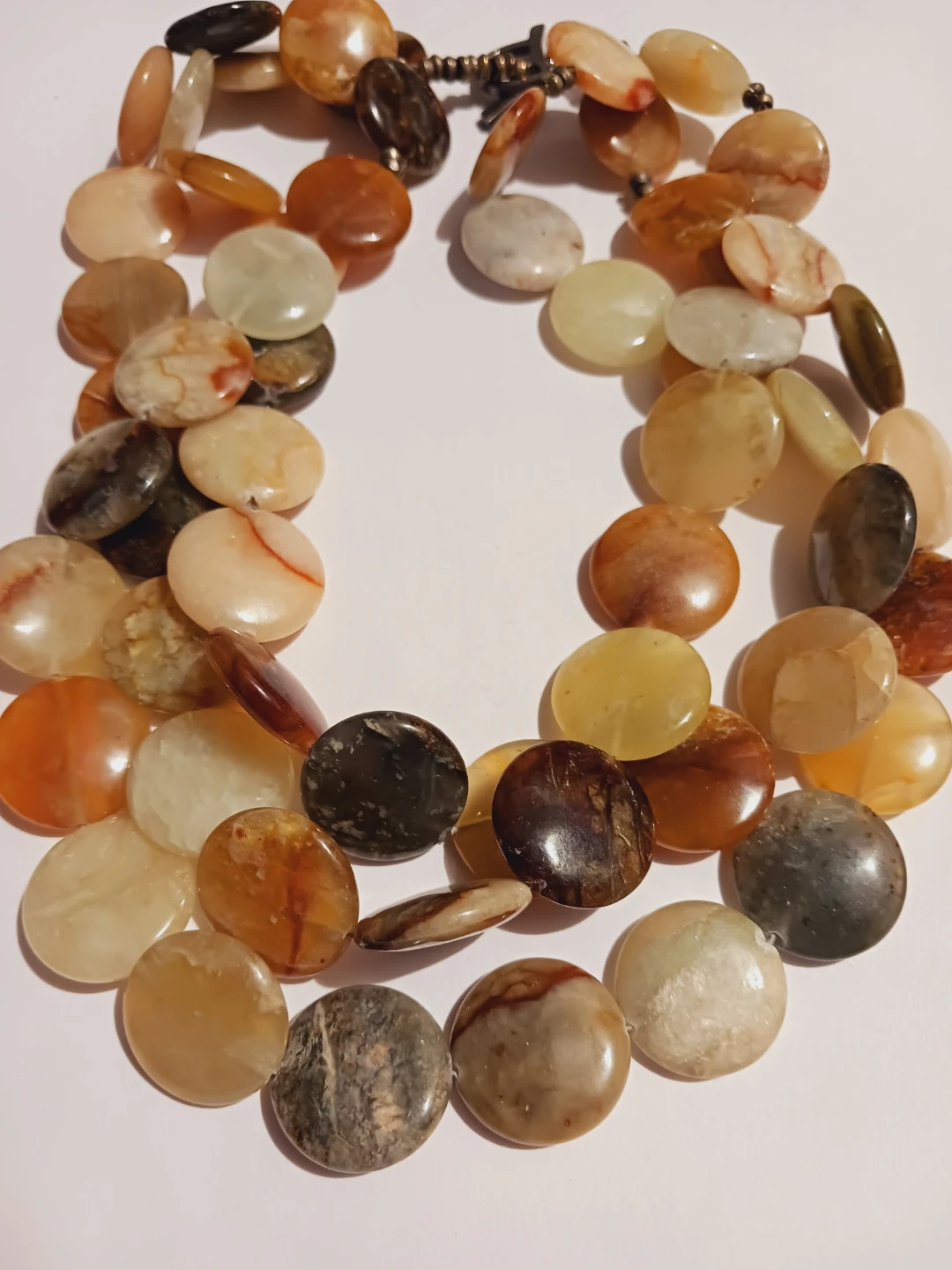 Sterling Silver 925 Eclectic Mix of Gemstones Necklace - photo 3