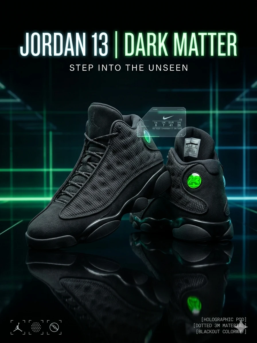 Jordan 13 Dark Matter Men's Shoes