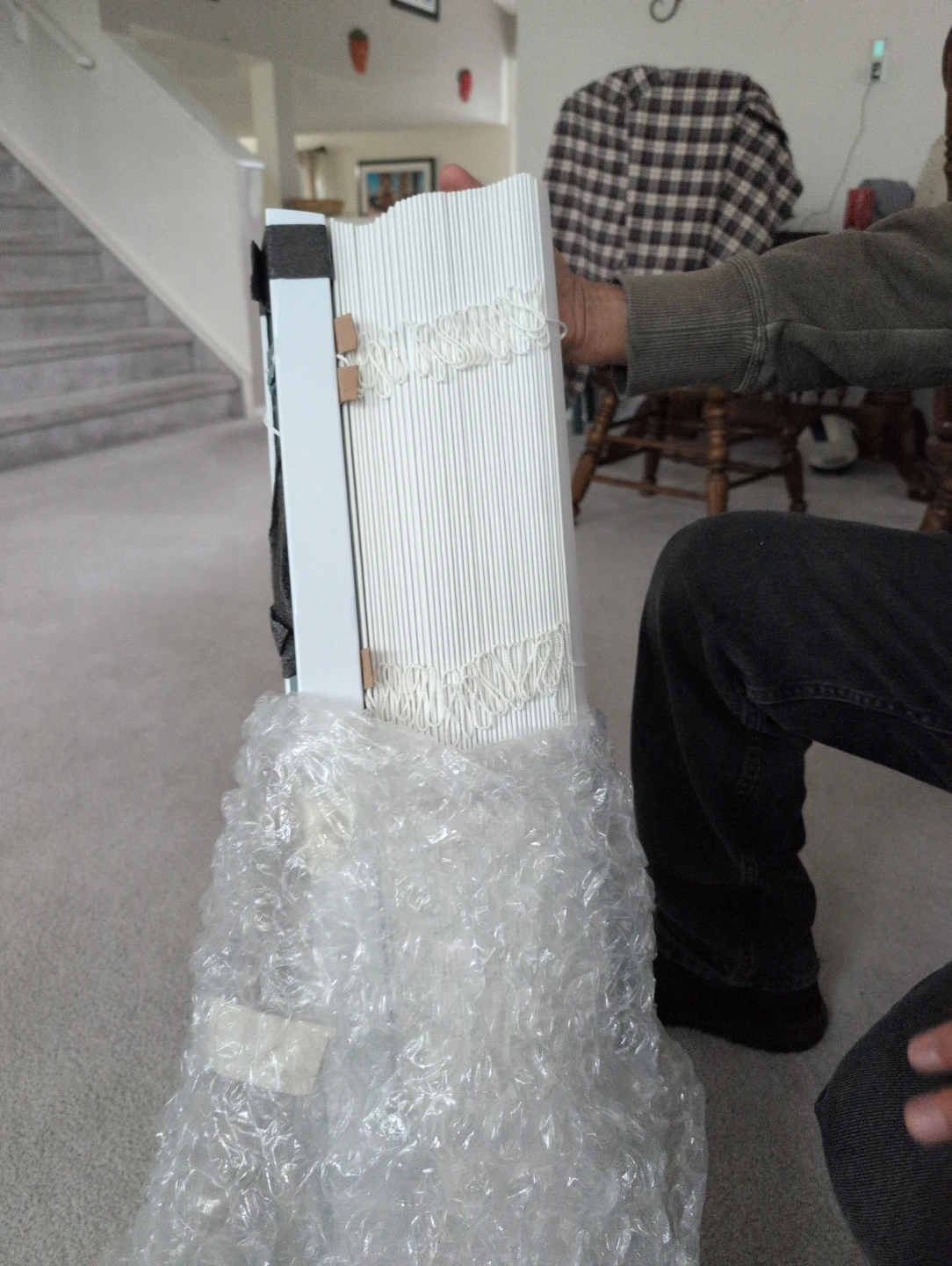 White Pleated Blinds - New