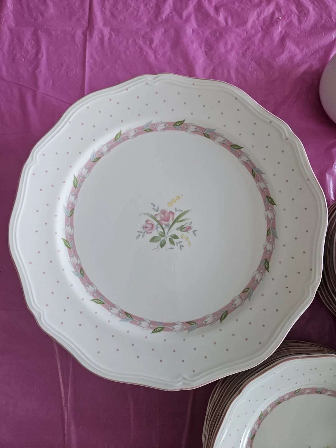 Vintage Sango Country French "Chateau" China Dining Set - photo 2