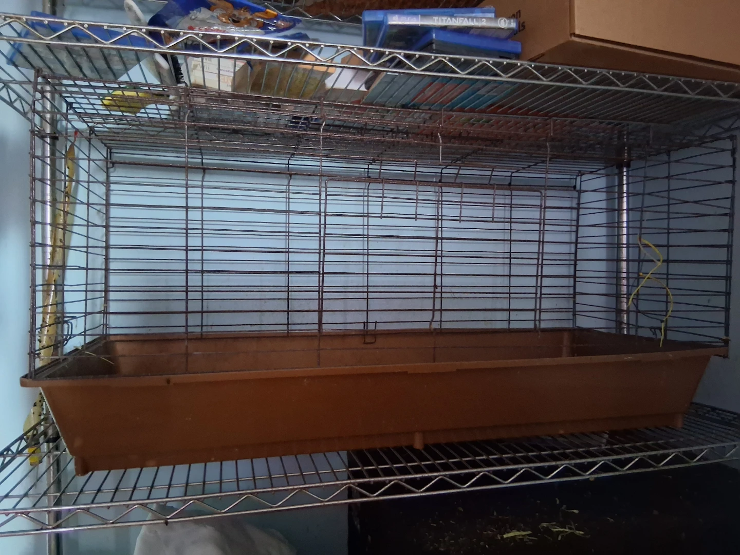 Large Pet Cage with Plastic Base