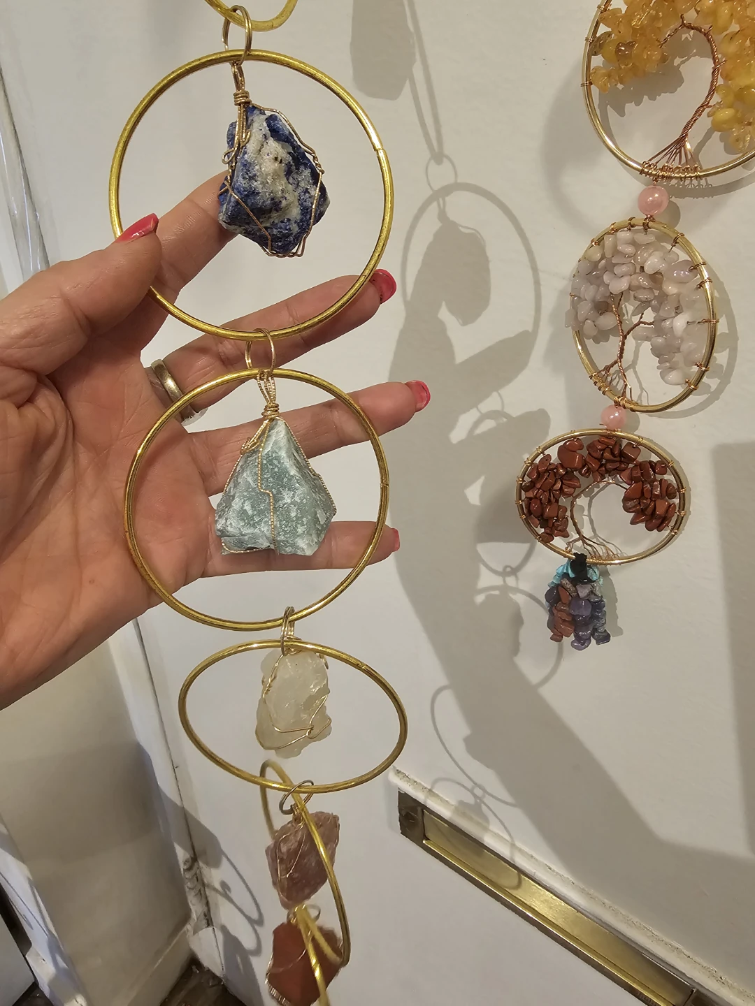 Crystal Tree of Life Wall Hanging