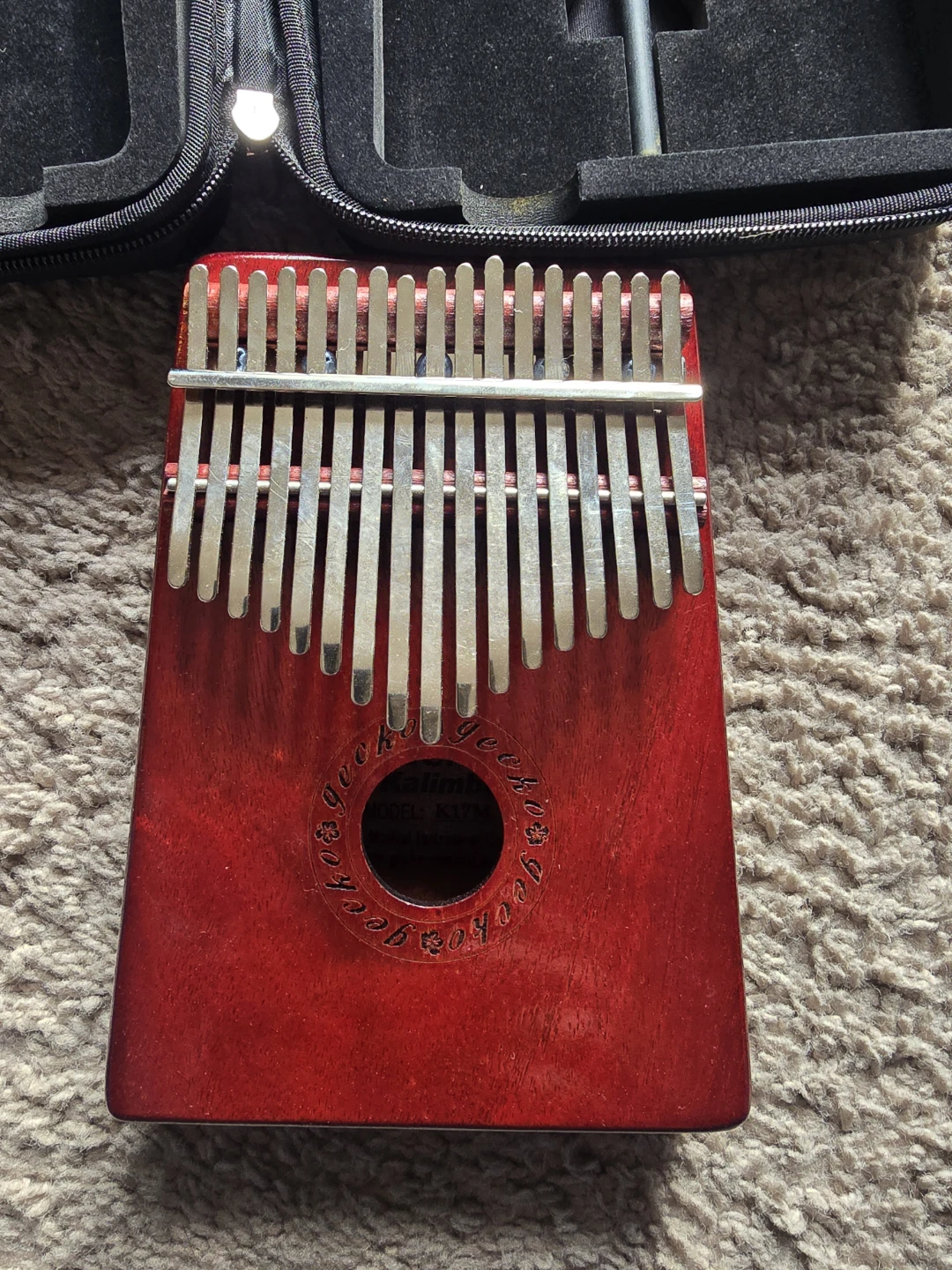 Thumb Piano GECKO Kalimba Wood 17 Keys - photo 4