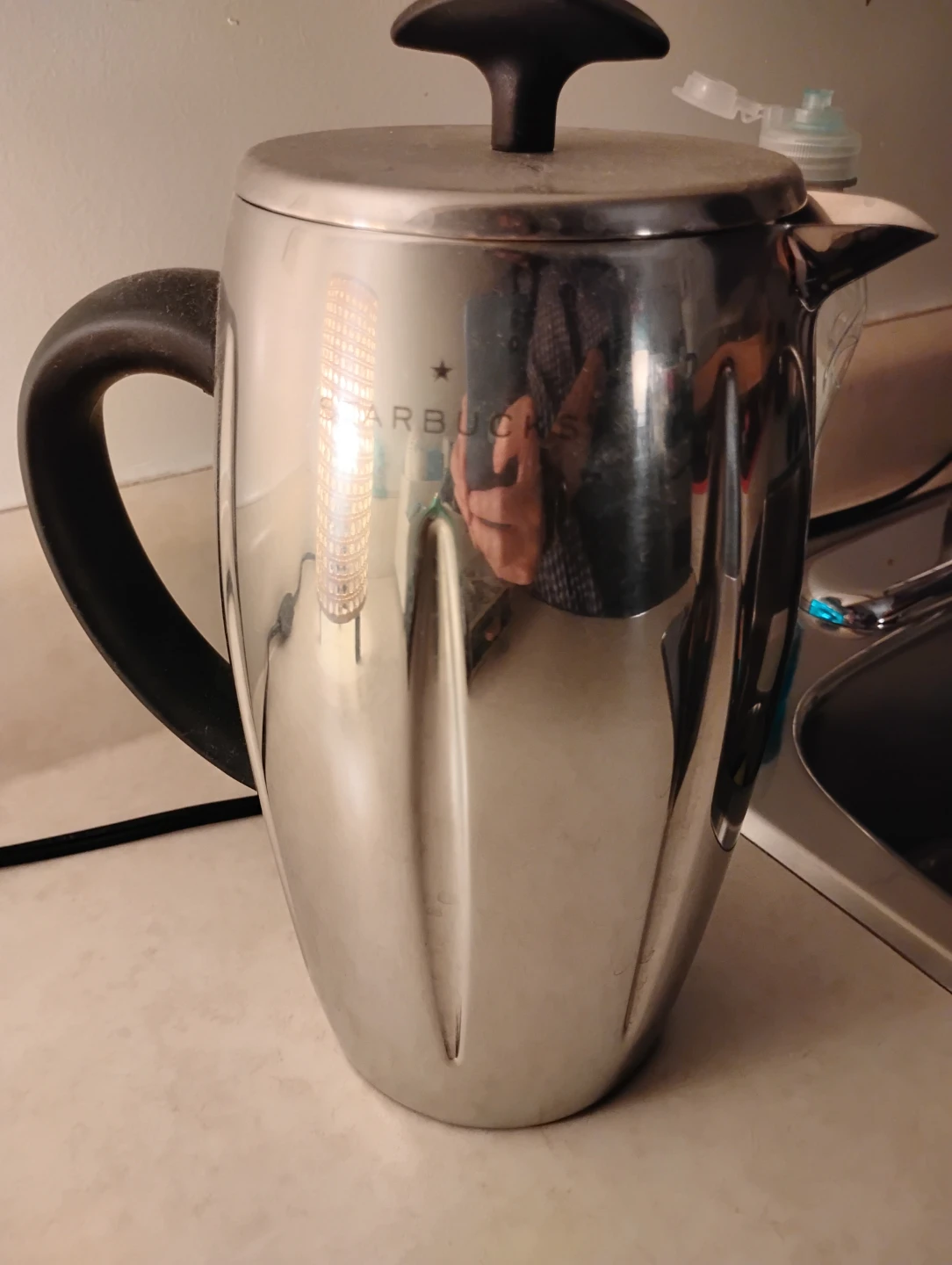 Starbucks Stainless Steel French Press like new - photo 3