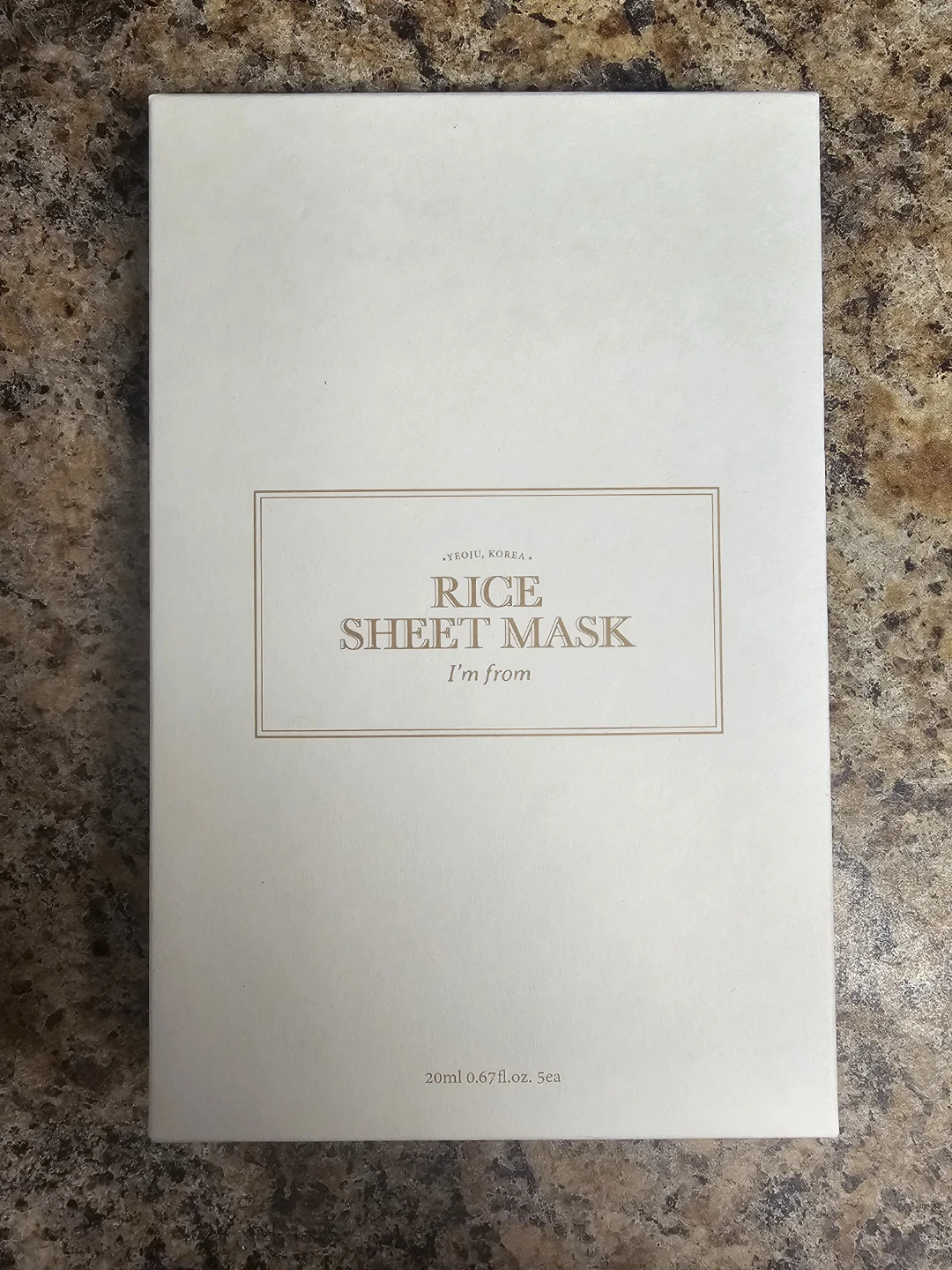 I'M FROM Rice Sheet Mask