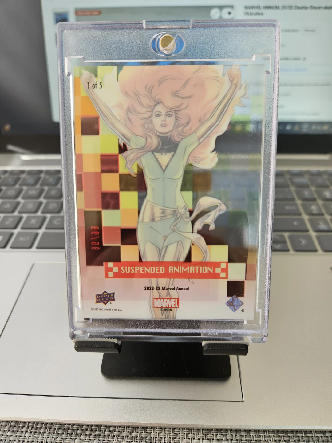 Marvel Annual 2022-23 Suspended Animation Phoenix Trading Card - photo 2