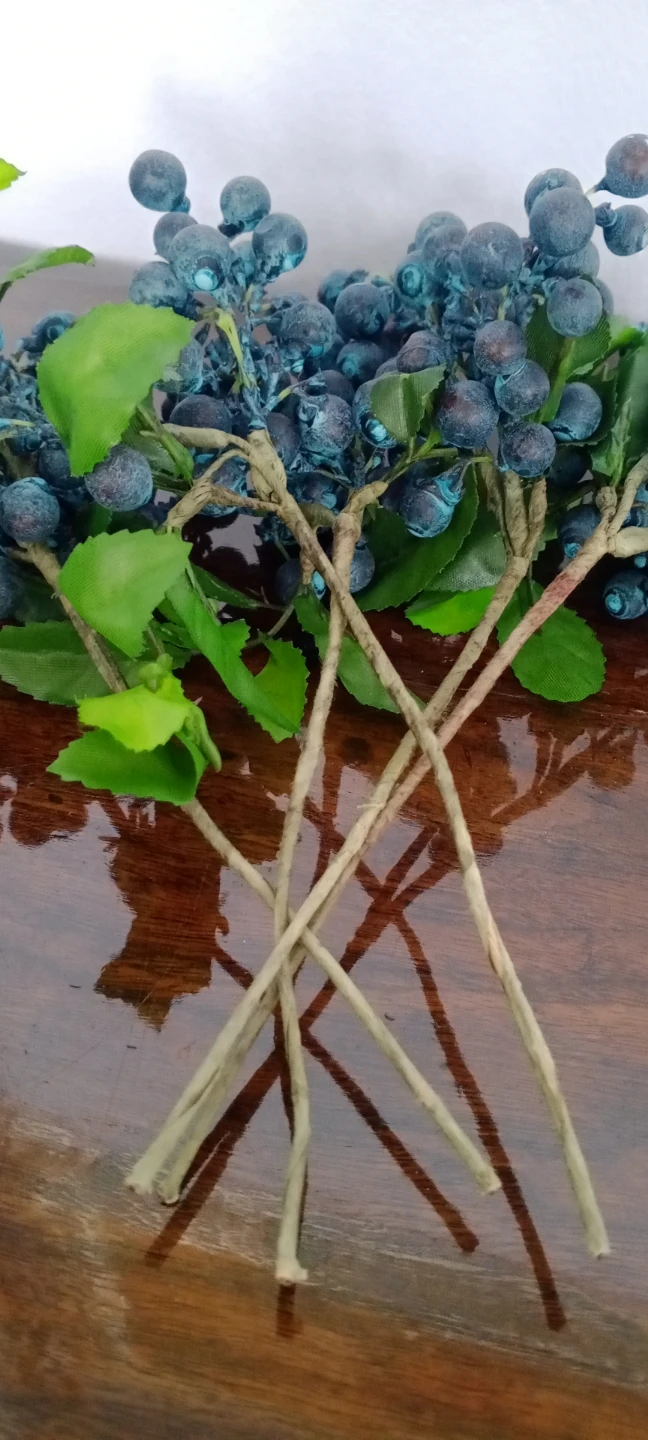 Artificial Blueberries Sprigs - photo 2