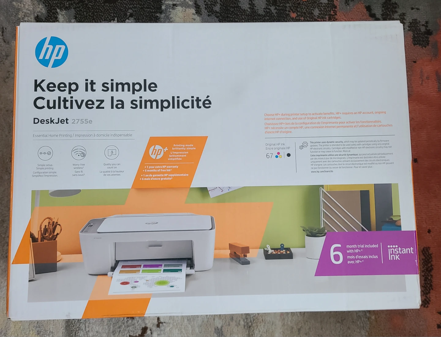 HP DeskJet 2755e All-in-One Printer - photo 2