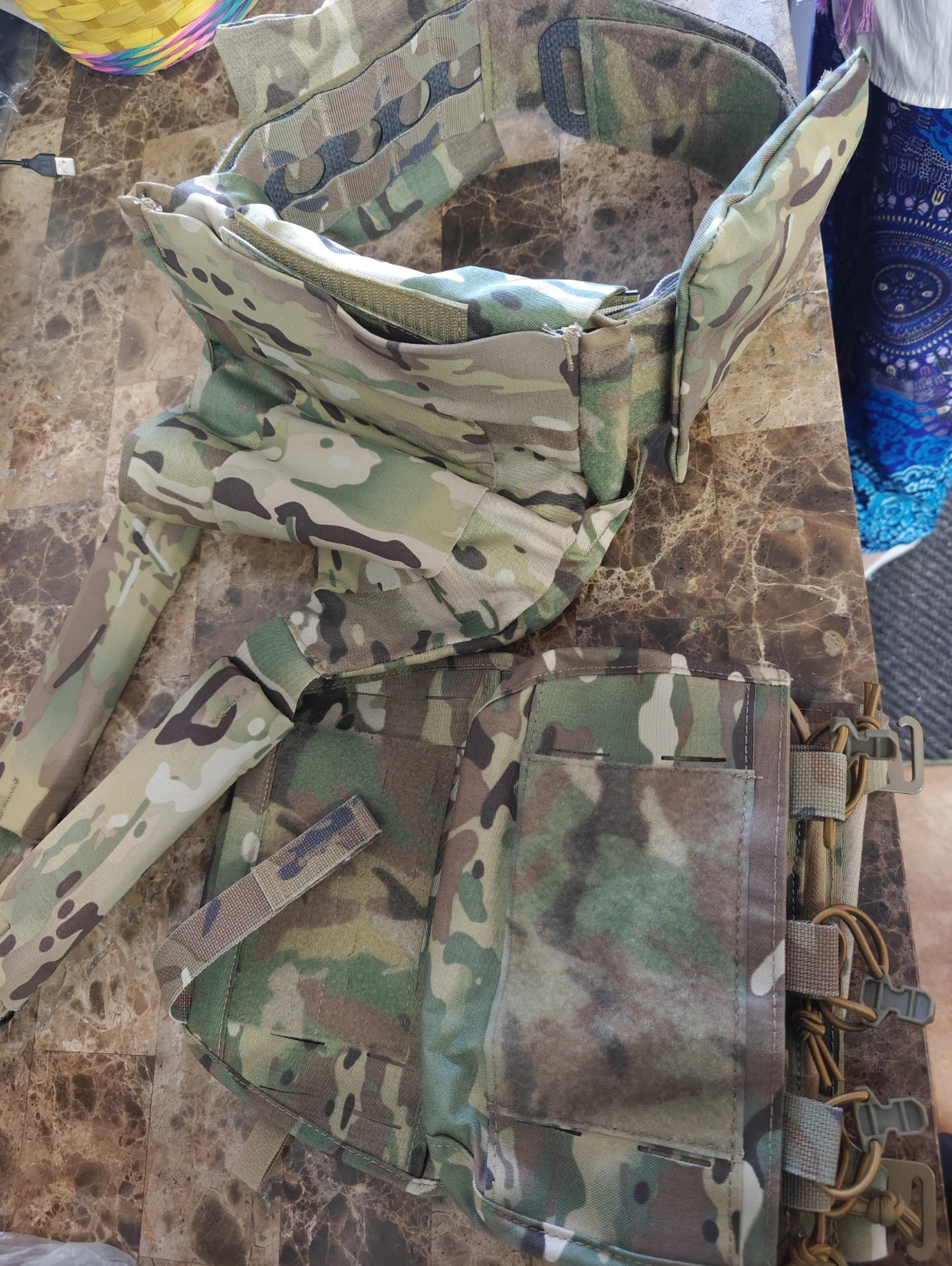 MultiCam Tactical Plate Carrier Vest