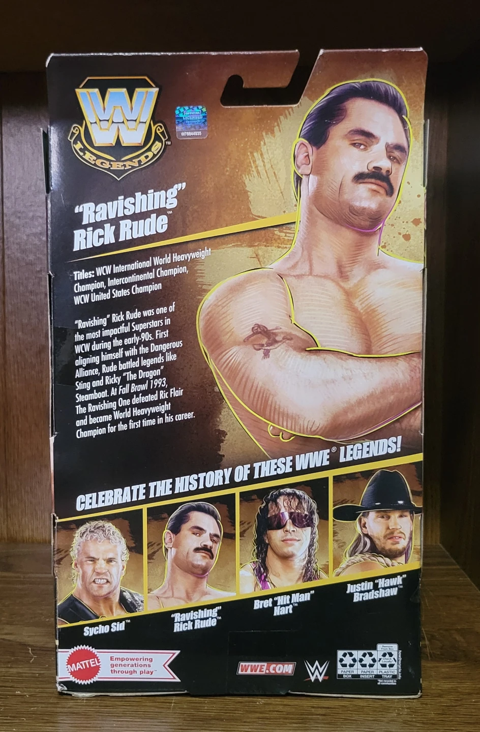 WWE Elite Legends Series 25 "Ravishing" Rick Rude Big Gold Belt - photo 2