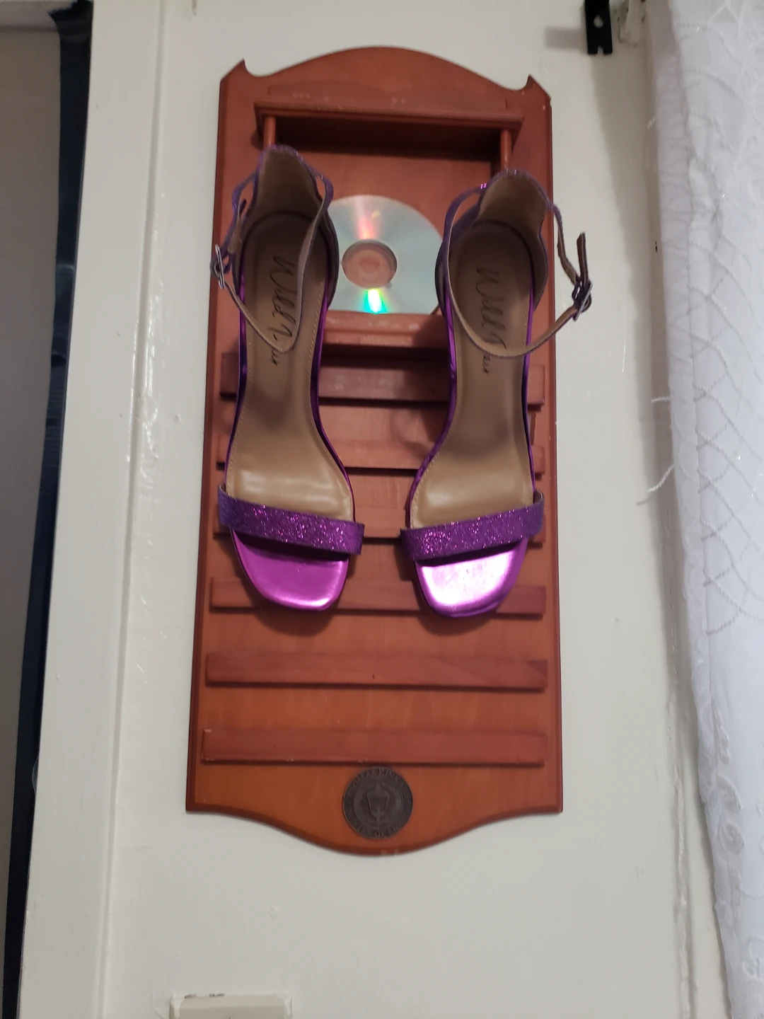 Wild Pair Purple Glitter Heels