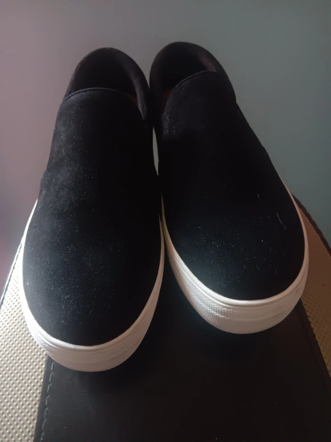 Steve Madden "Gills" Black Suede Slip-On Sneakers - photo 2