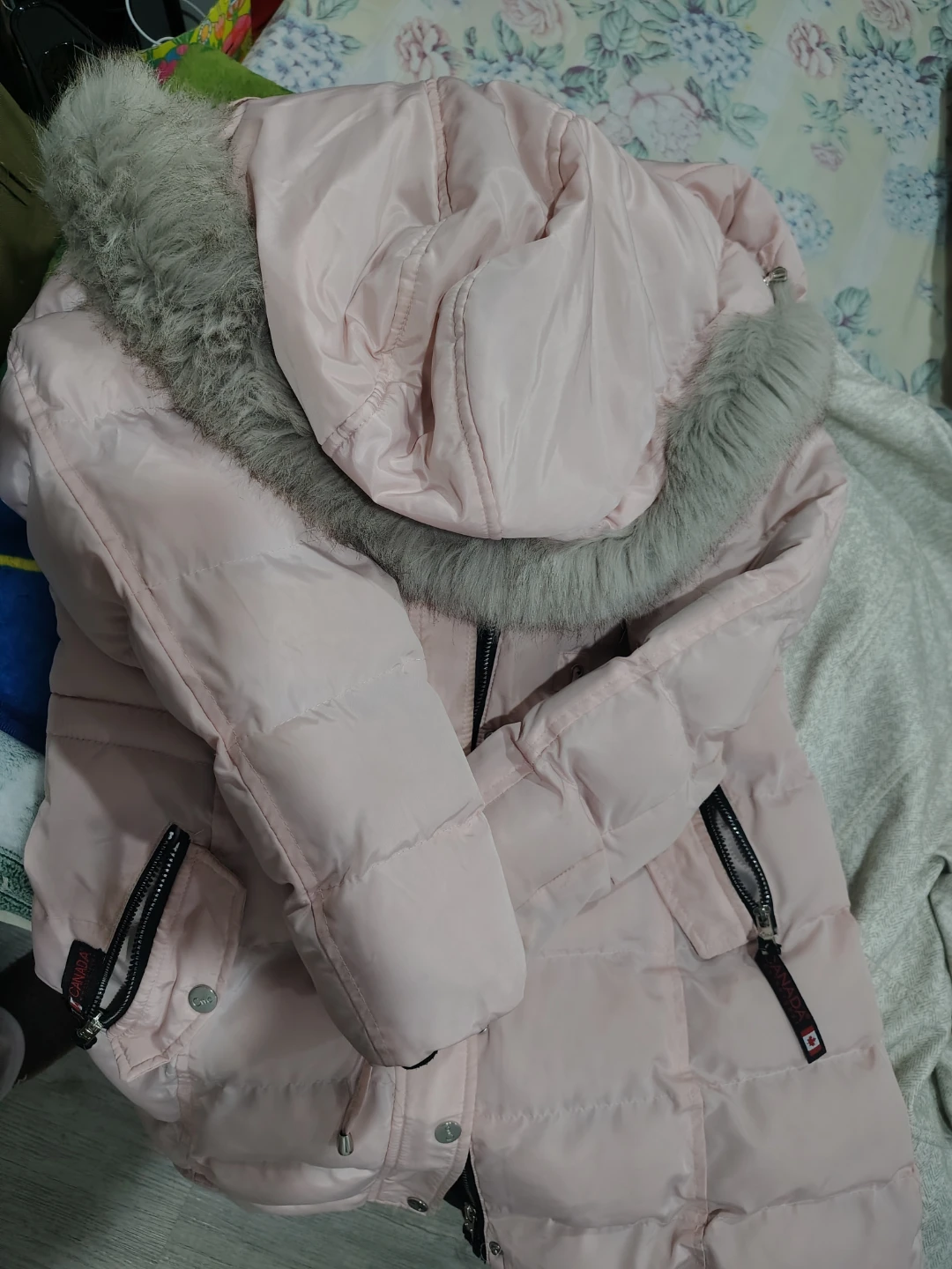 Canada Weathergear Pink Puffer Jacket - photo 5