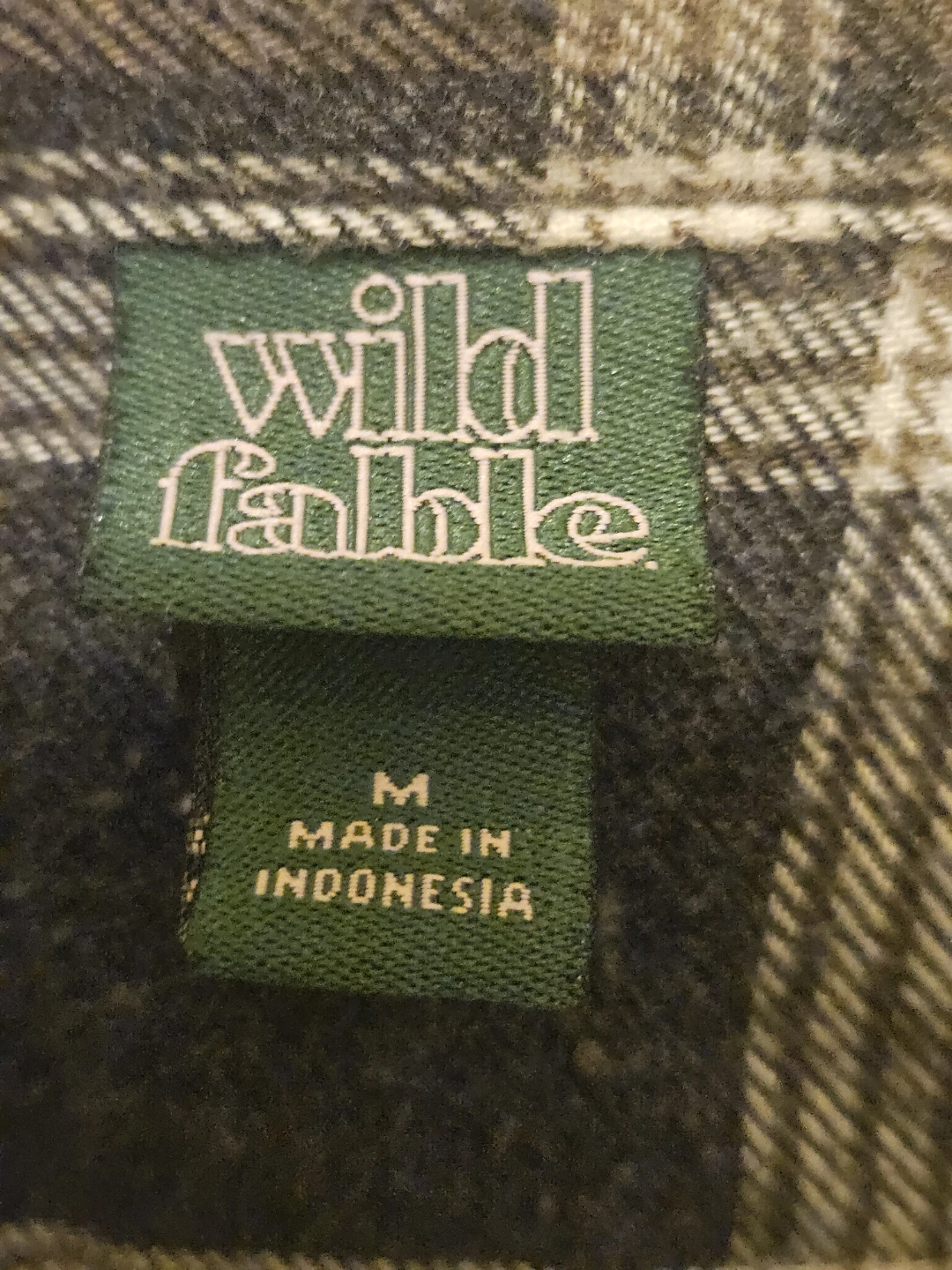 Wild Fable Plaid Flannel Shirt - Size M - photo 2